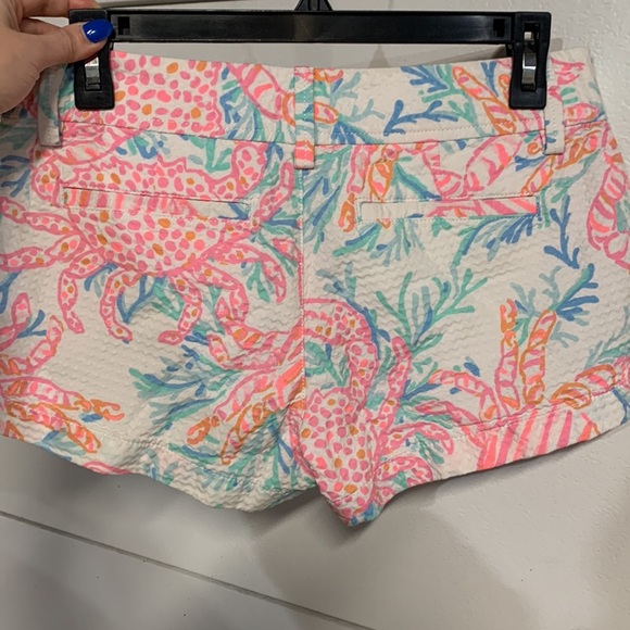 LILLY PULITZER THE WALSH SHORT 2 PINK BLUE - Picture 5 of 8